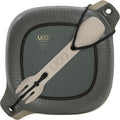 4-Piece Camping Mess Kit with Bowl, Plate and 3-in-1 Spork Utensil Set