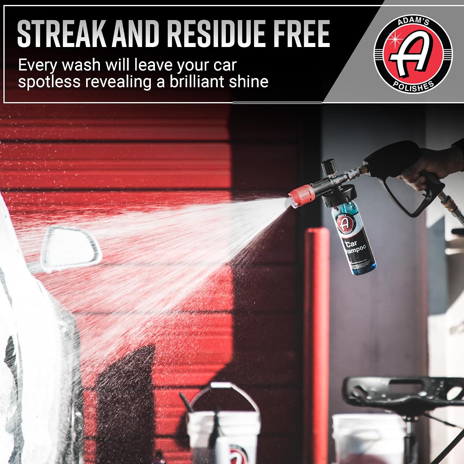 Car Wash Shampoo (Gallon) - pH Best Car Wash Soap For Snow Foam Cannon or Gun For Pressure Washer & 5 Gallon Bucket