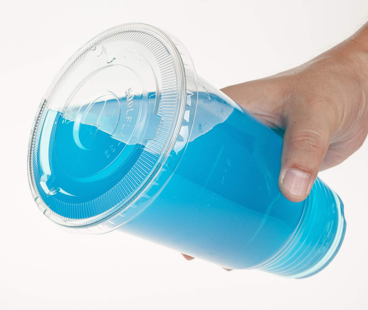 Cup series, 32oz Clear Plastic cups with Flid lids with X hole 25sets