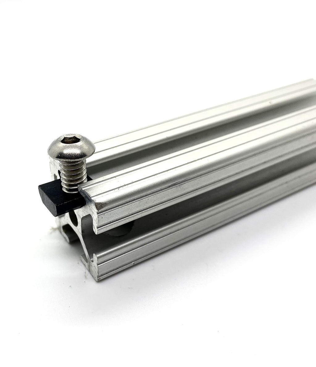 Standard Slide-in T-Nut 1/4-20 Thread (25 Pack), Compatible with 80/20 10 Series 3204 tnut