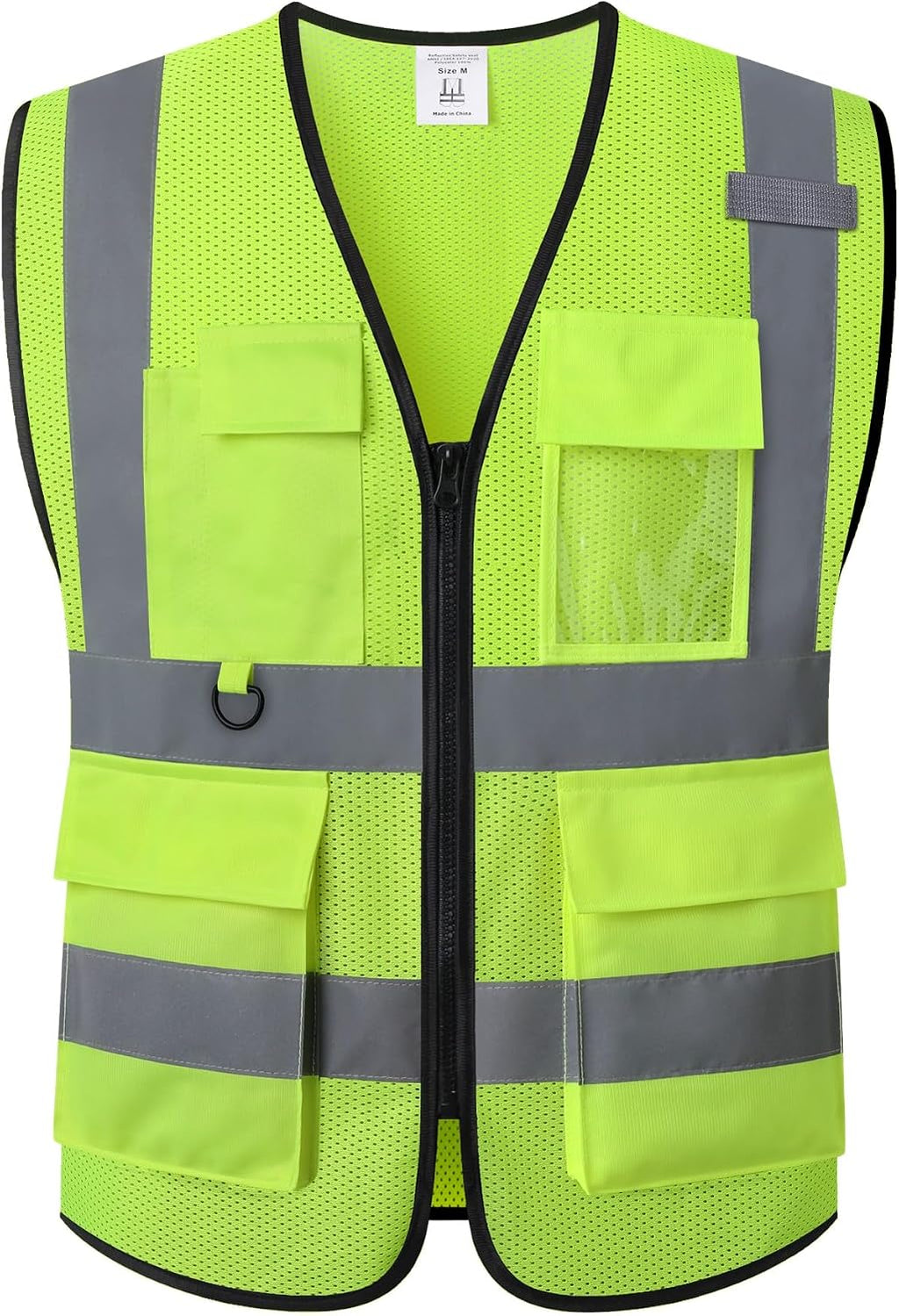 Safety Vest for Men Women Hi Vis Vest with Pockets Mesh High Visibility Vests