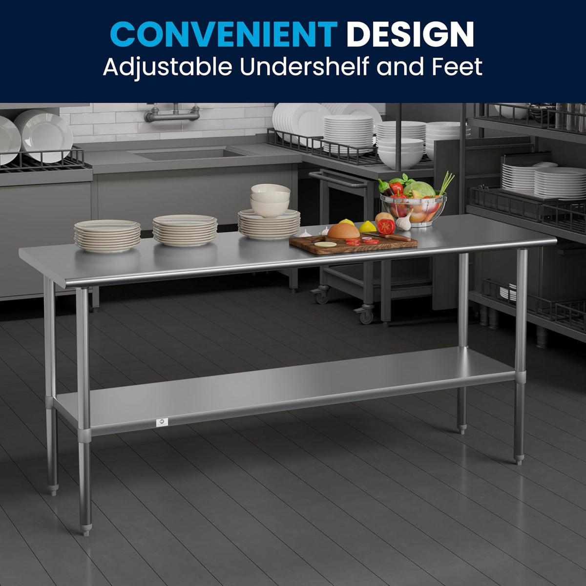 72x30 Stainless Steel Prep Table