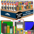Bulk Back to School Supplies 60 Piece Bundle Kits for Girls, Boys, Kids | Back to School Supply Box Set Includes