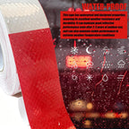 2 Roll Reflective Tape, Trailer Caution Tape Roll, Reflector Tape Outdoor Waterproof, 2Inx160Ftx2=320Ft, Strong