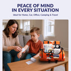 Complete Emergency Response First Aid Kit Trauma Bag, Orange
