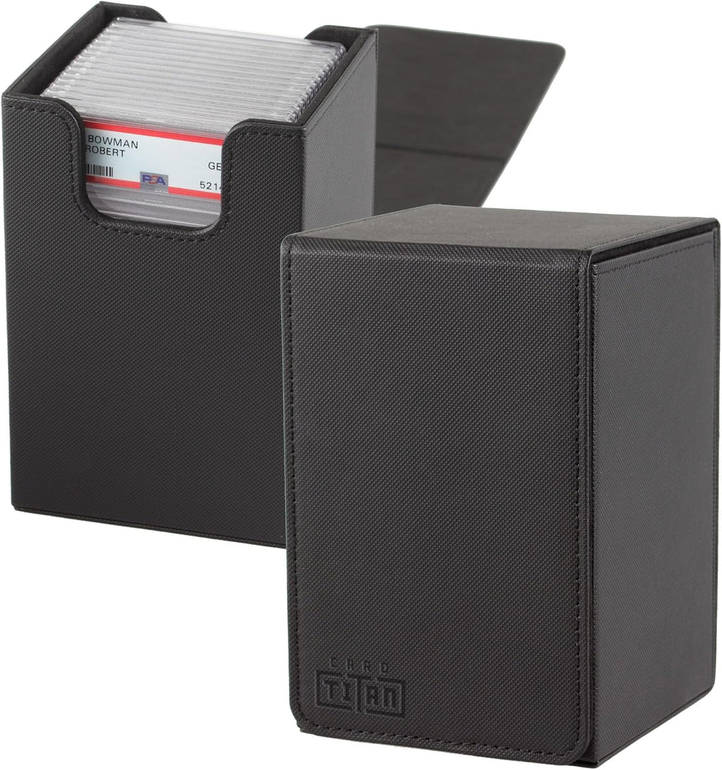 Titan Slab Box Single Row - Trading Card Storage Box for Sports and TCG Cards - Card Case Fits PSA, BGS, SGC and CSG