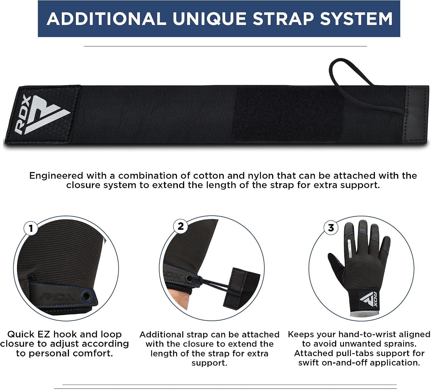 Weight Lifting Gloves with Wrist Support -Touch Screen Full Finger Gym Workout, Breathable Anti Slip Padded Grip, Men