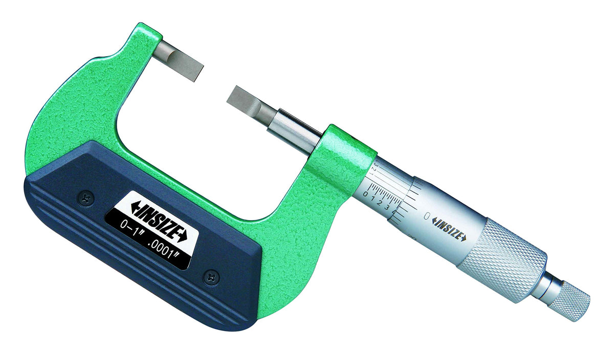 INSIZE 3232-1 Blade Micrometer, 0" - 1", Graduation .0001"