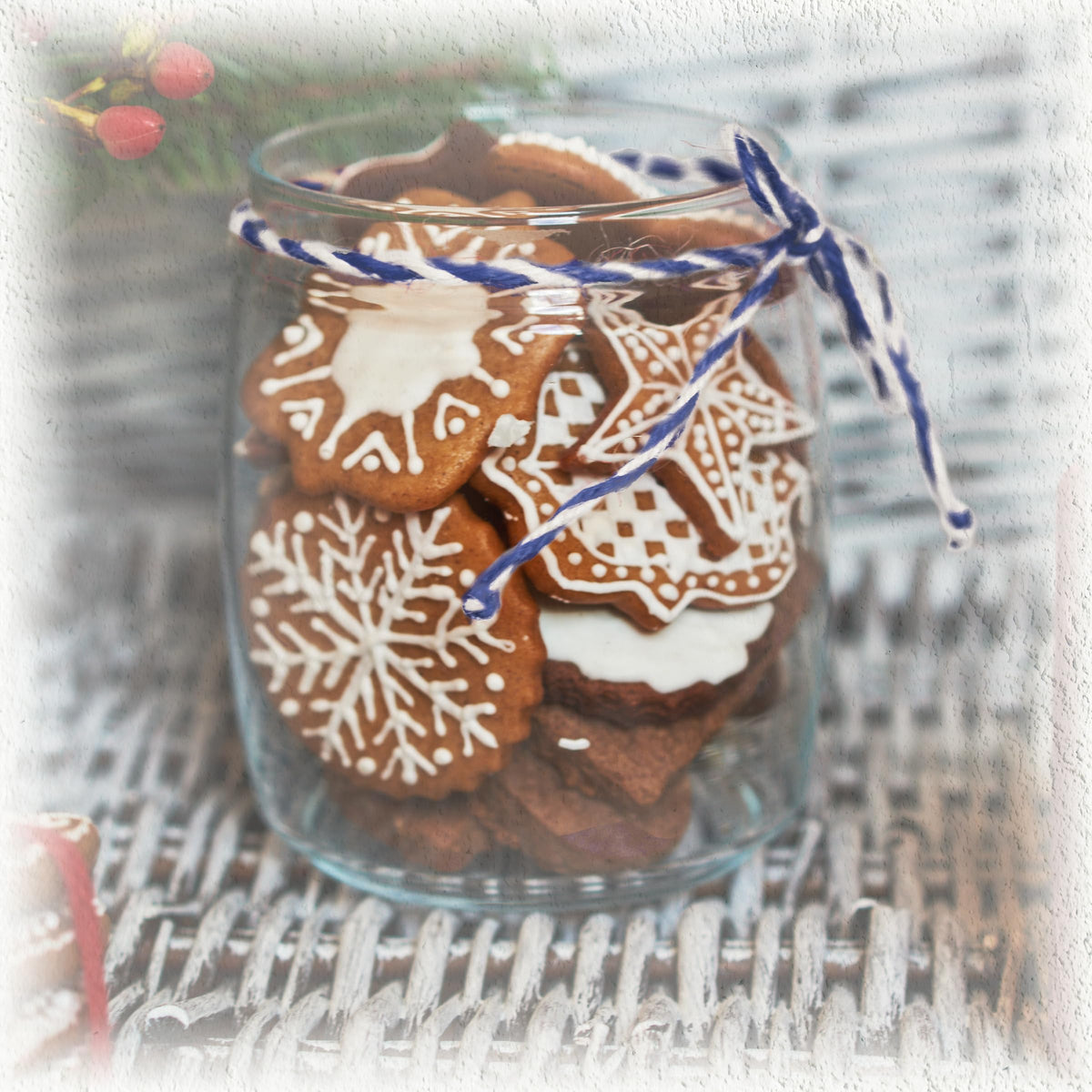 Blue and White Cotton Twine String, Bakers String Holiday String for Gift Wrapping, Crafts, Butcher Use, DIY Projects