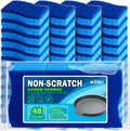 Non-Scratch Scrub Sponge-48Count, Sponges Kitchen, Sponges for Dishes