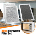 3Pcs Microwave Filter Set Compatible with Microwave JVM6175EK6ES