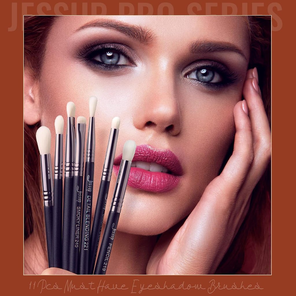 Eyeshadow Brush Set 11pcs Eye Makeup Brushes Set Professional T340