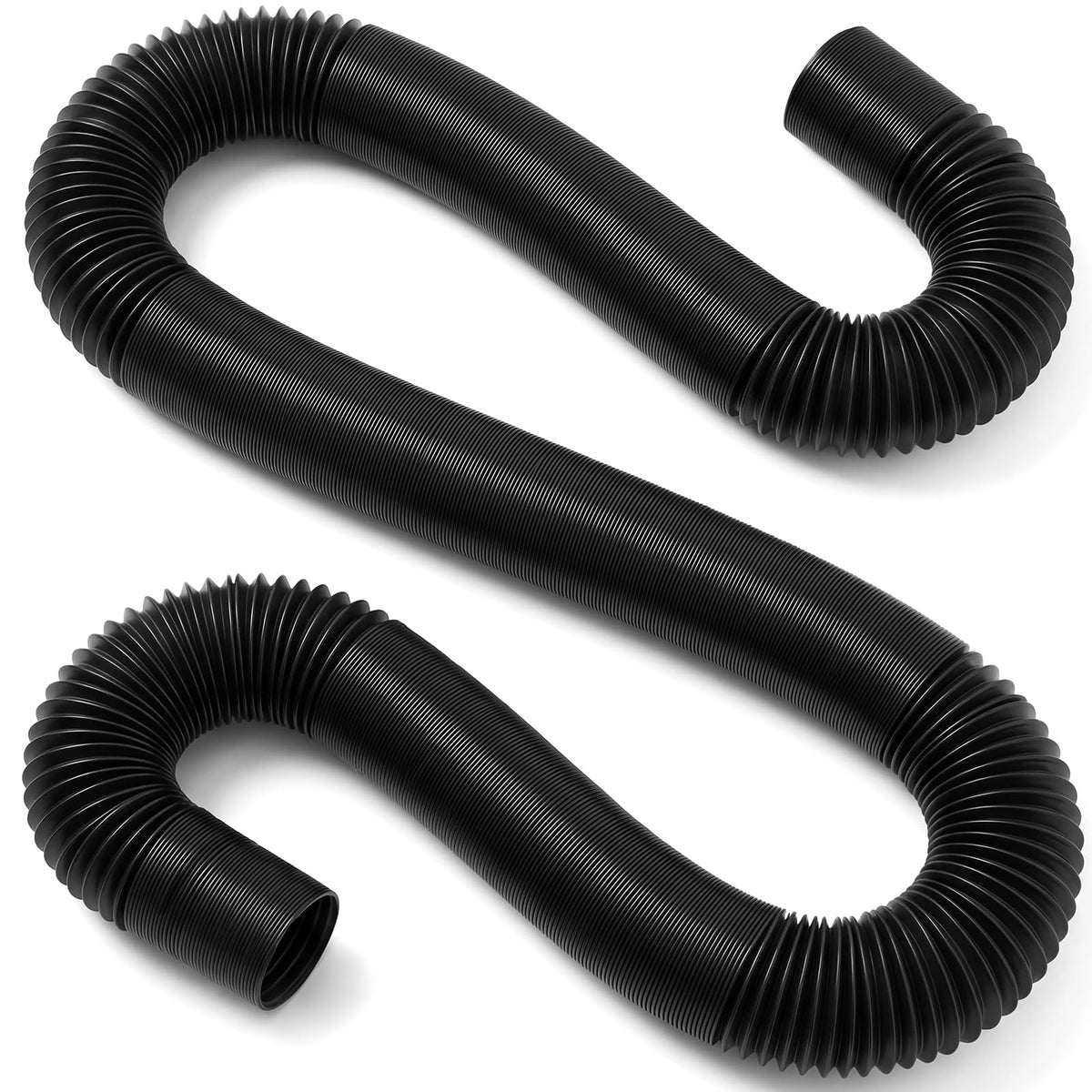 4 in OD x 25 ft Flexible Drain Pipe Expandable Landscaping