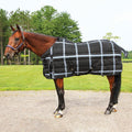 Highland 1200D Lightweight Stable Blanket (78, BlackPlaid)