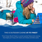 Three Cheese Mac & Cheese | 1-Pack | 24g Protein | 510 Cal | Vegetarian, Nut Free | Made in the USA | Freeze Dried