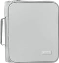 Zippered Binder Bag with Handle, 2-Inch 3-Ring O-Ring, 500-Sheet Capacity, Includes Zip Pocket, 5-Tab Expanding File
