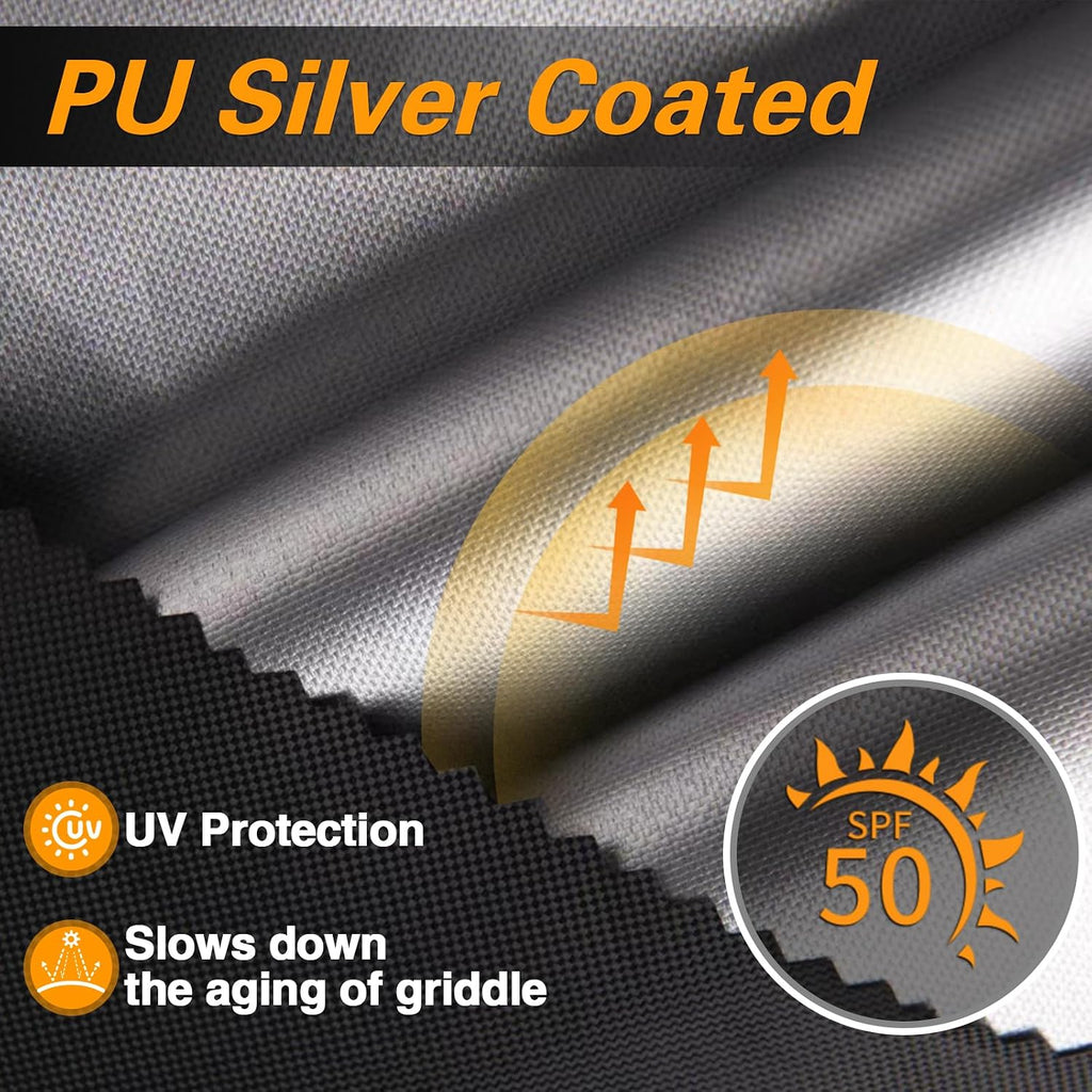 Pizza Oven Grill Cover Outdoor Waterproof 420D Pizza Oven Cover Compatible with Cuisinart CGG-403 3-in-1 Grill