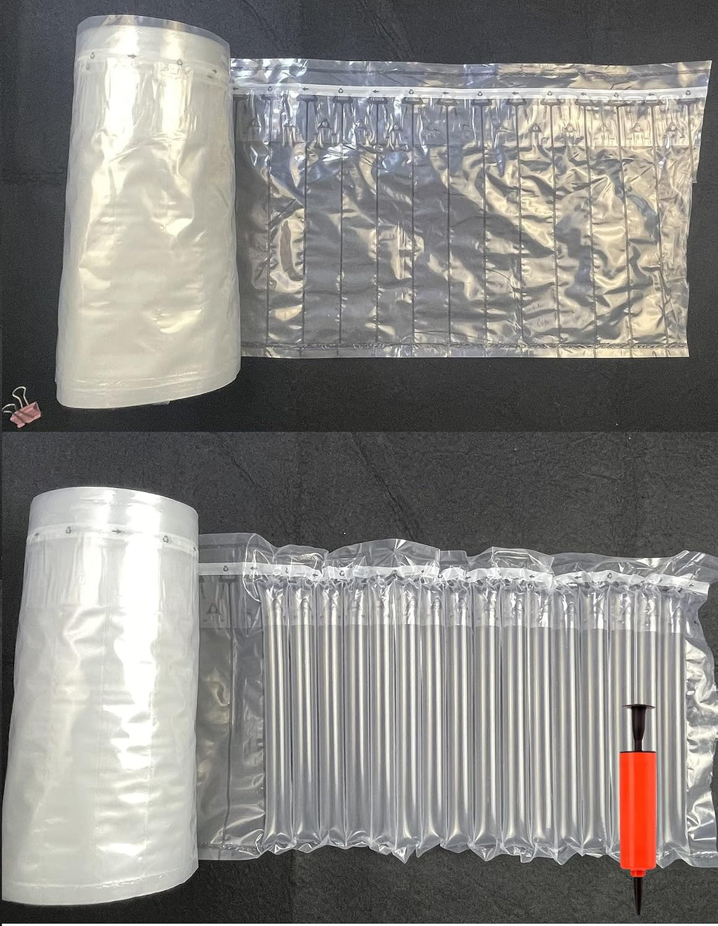 66 ft - 20 Meters （9 Sizes Available）Inflatable Air Column Sheet/Inflatable Air Packaging Protective Bubble Pack Wrap