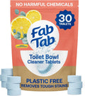 Toilet Bowl Cleaner Tablets, Lemon and Eucalyptus Scent, 30 Count