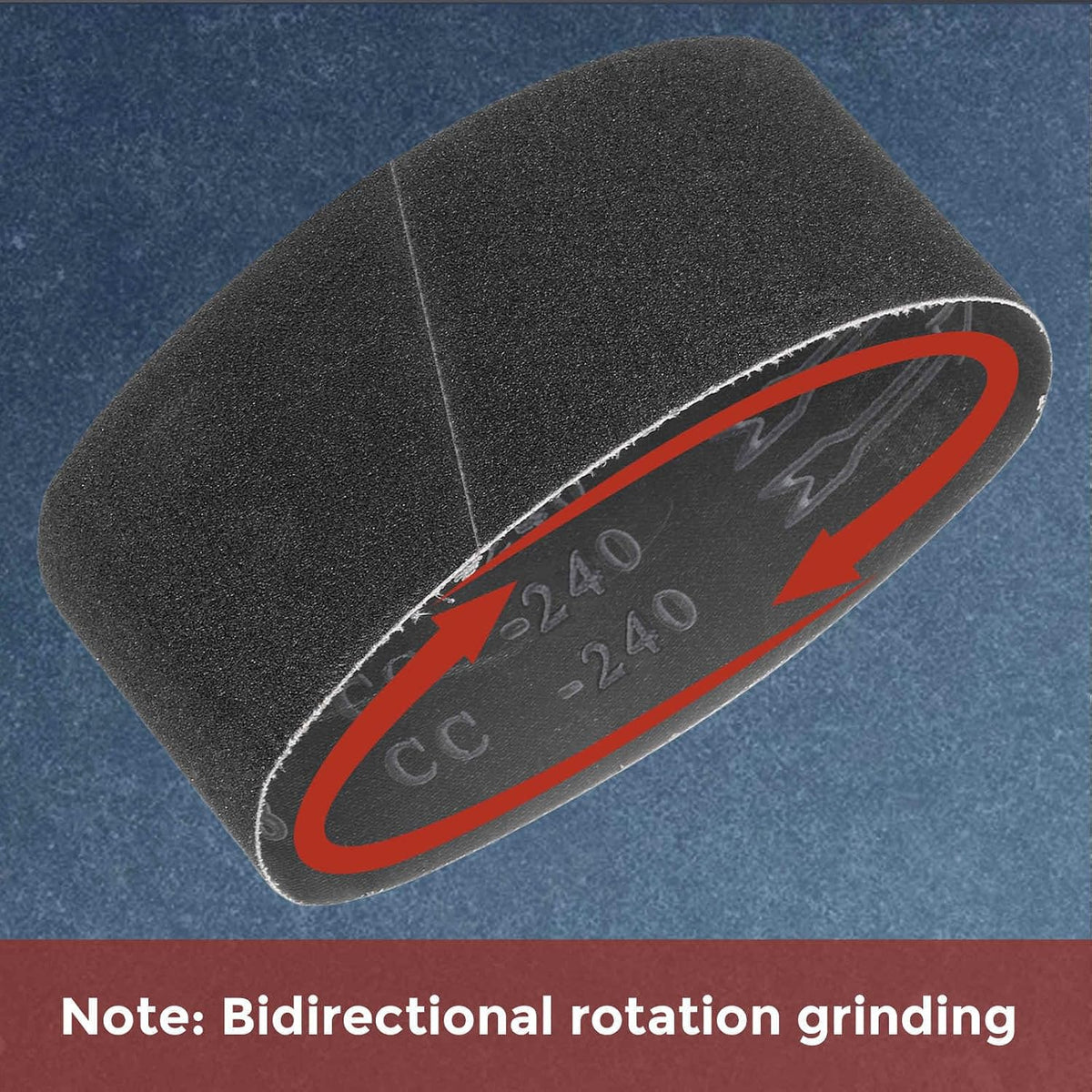 Sanding Belts 6 x 89 Inch 320 Grit Silicon Carbide Abrasive 2 Pcs