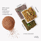 Large Microwave Heating Pad with Flax Seed, Scented or Unscented, Good for Back Pain or Cramps, Moist Heat Therapy or