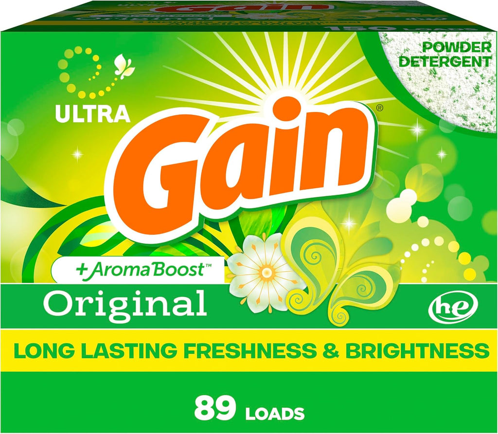 Powder Laundry Detergent, Original Scent, 89 Loads, 82 OZ