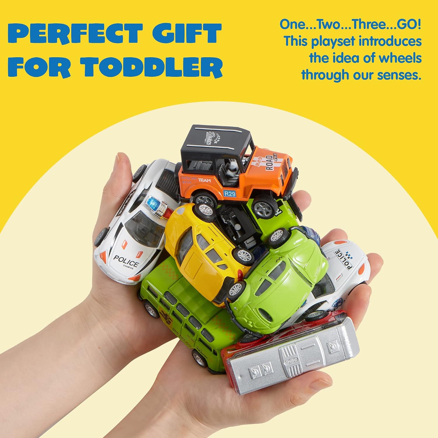 20PCS Die Cast Pull Back Cars, Metal Toy Cars, Car Toys Bulk, Vehicle Set for Toddlers, Kids Party Favors, Cake