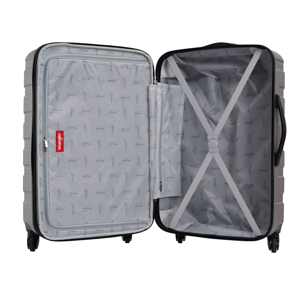 4 Piece Miami Luggage and Packing Cubes Set, Desert Taupe