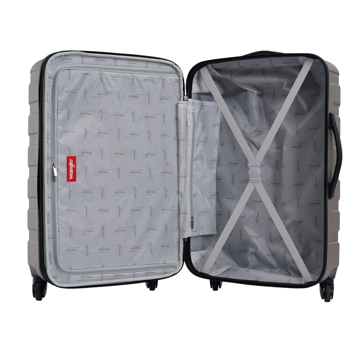 4 Piece Miami Luggage and Packing Cubes Set, Desert Taupe