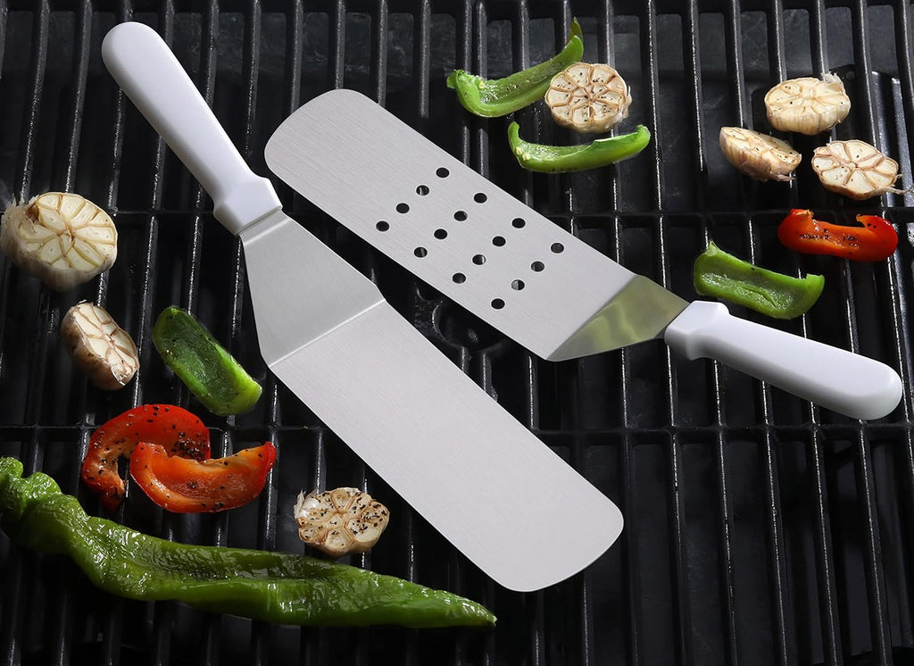 Flexible Grill Turner/Spatula, 14.5-Inch, White