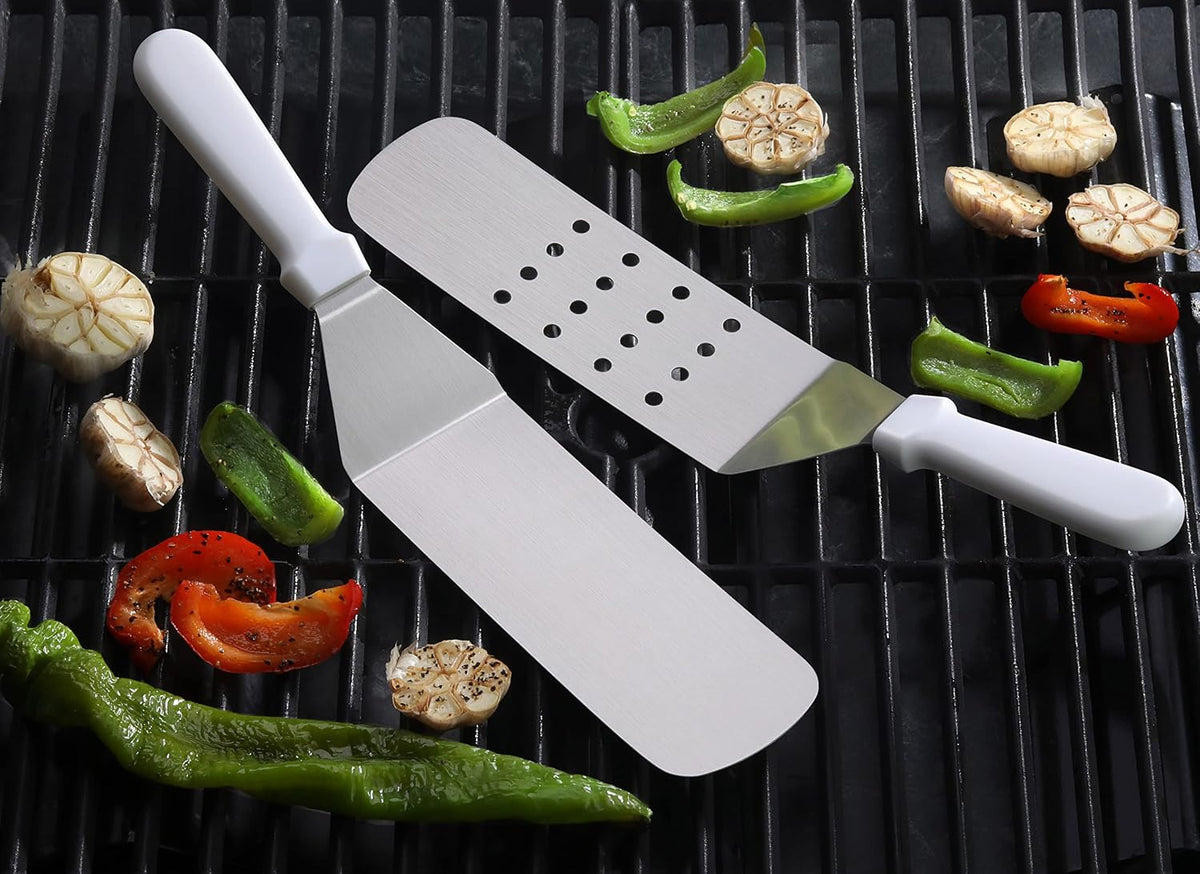 Flexible Grill Turner/Spatula, 14.5-Inch, White