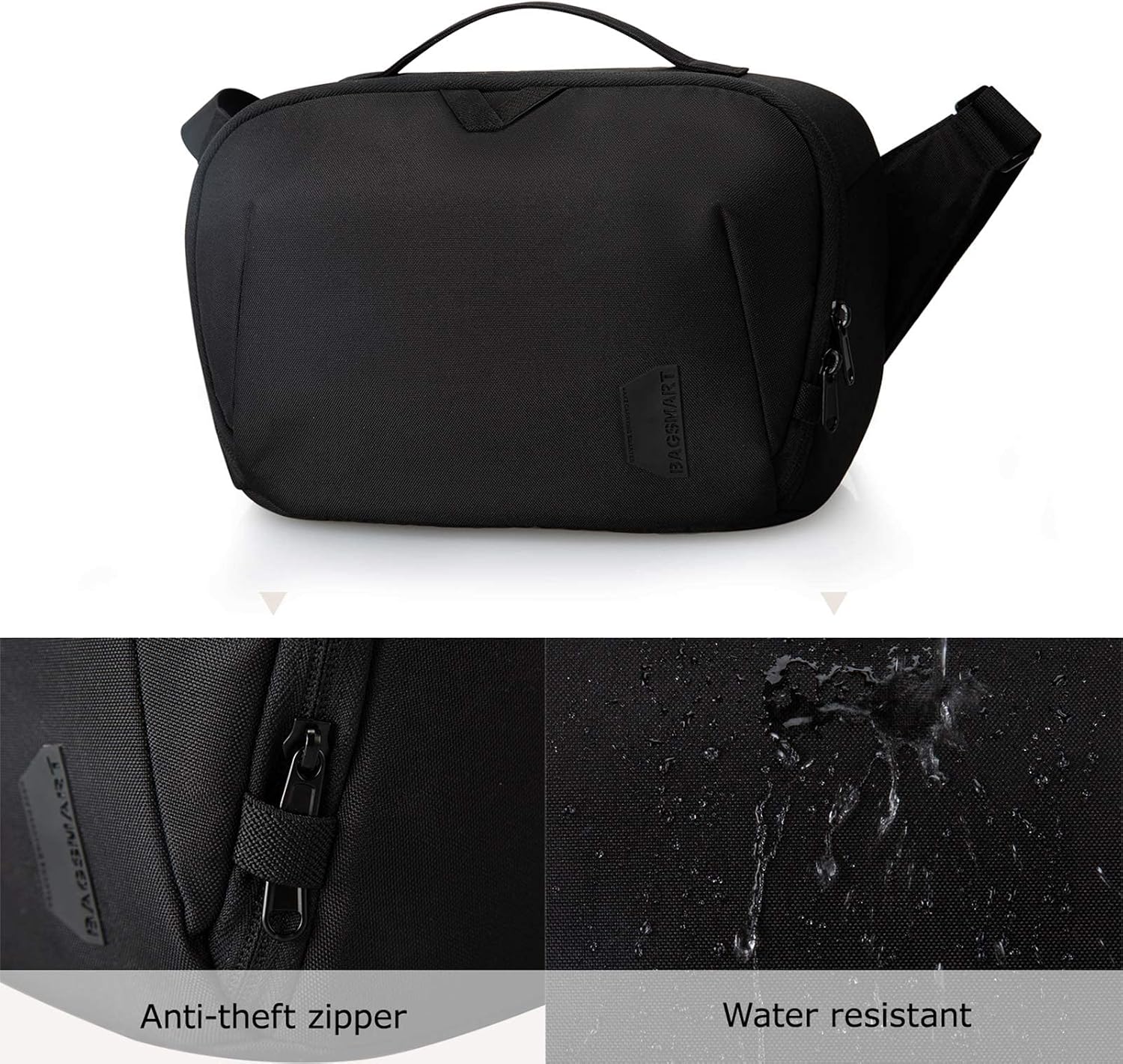 Canvas Camera Bag, Water-resistant Anti-Theft Women Men, Black | SLR DSLR Camera Case, Vintage Padded Camera Shoulder