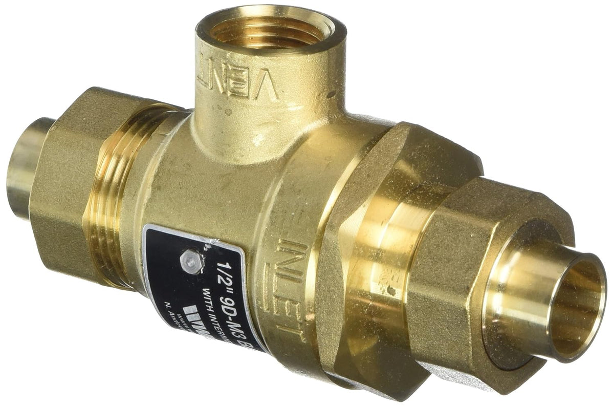Watts Water Technologies 61952 Bronze Backflow Preventer Sweat Union, 1/2"