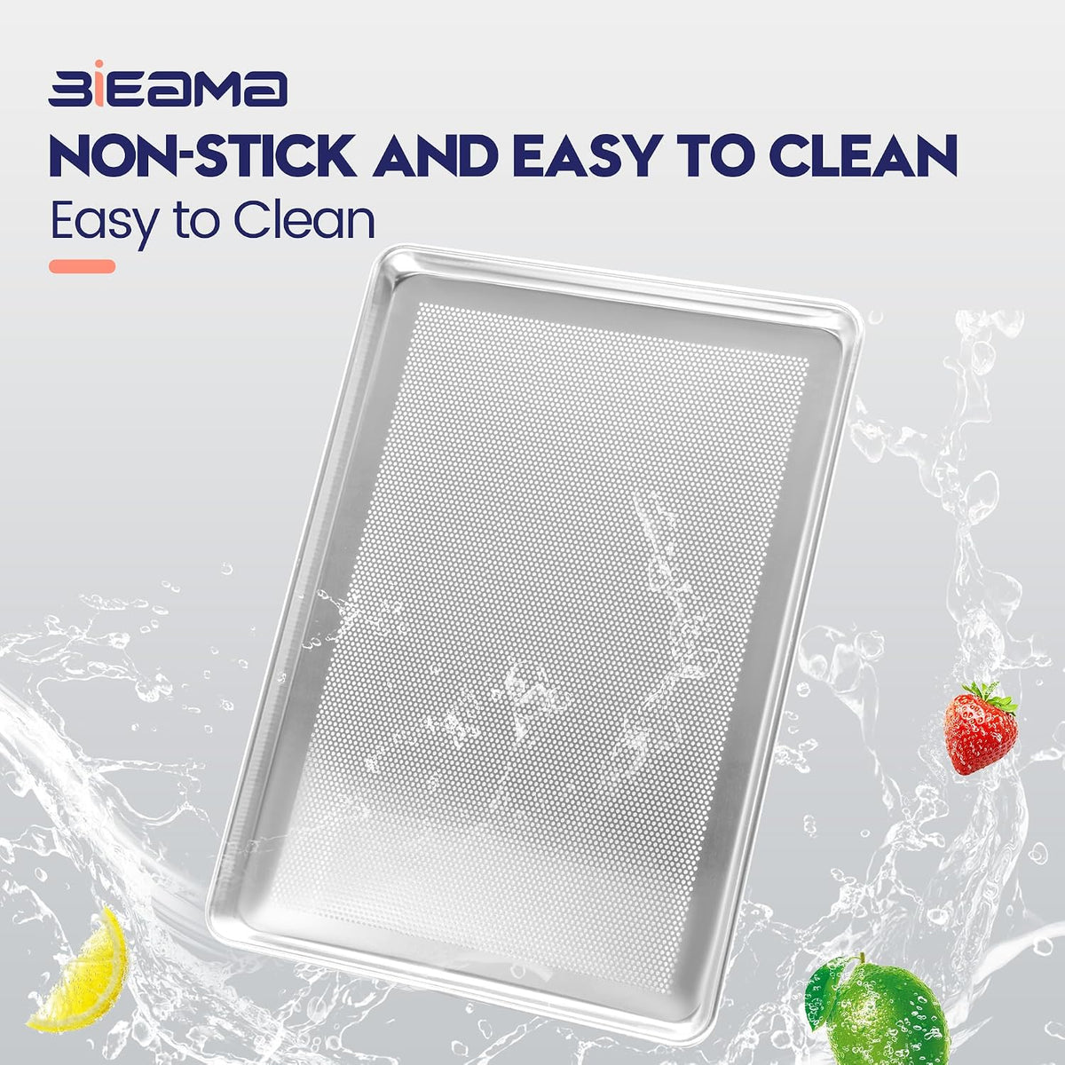 12 Pack Perforated Full Size 26" x 18" Baking Sheet Pan