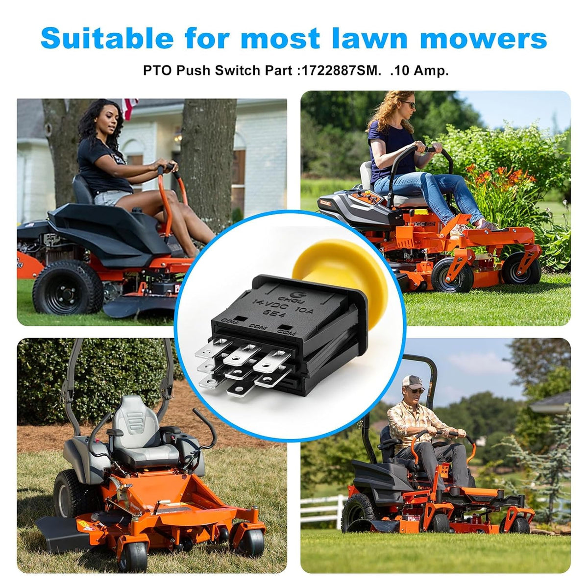 Mower PTO Switch Replacement Bad Boy Blade Clutch Switch-Simplicity MTD Craftsman Ariens Mower Parts