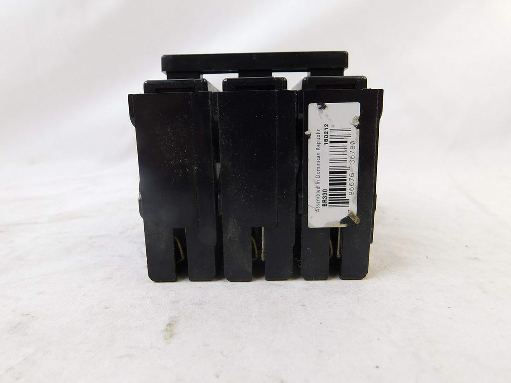 EATON CUTLER HAMMER BR330 Type BR Breaker 30A/3 Pole 240V 10K