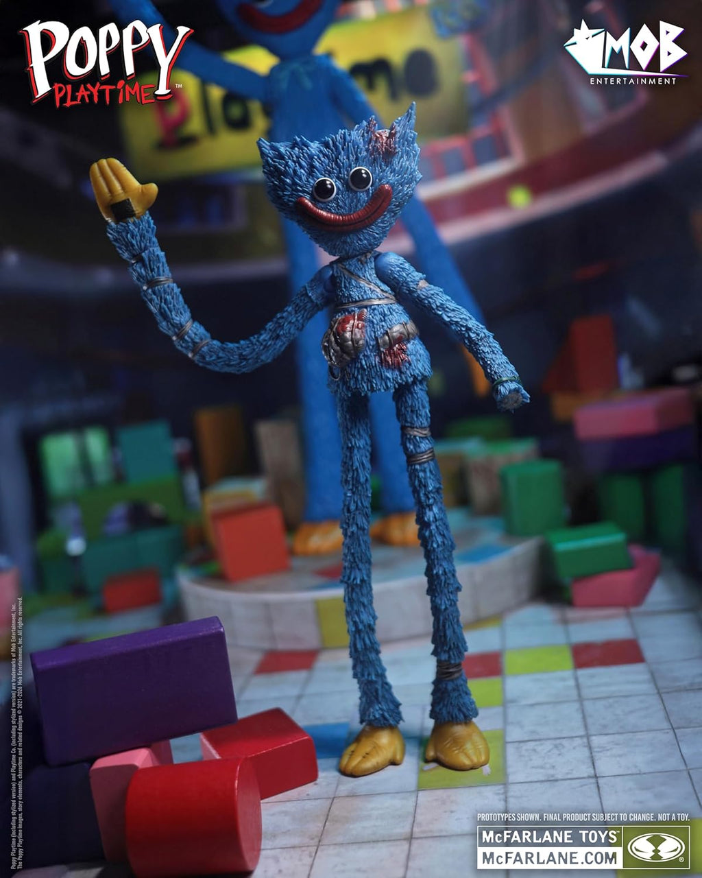 Poppy Playtime Huggy Wuggy (Ruined) 7in Action Figure