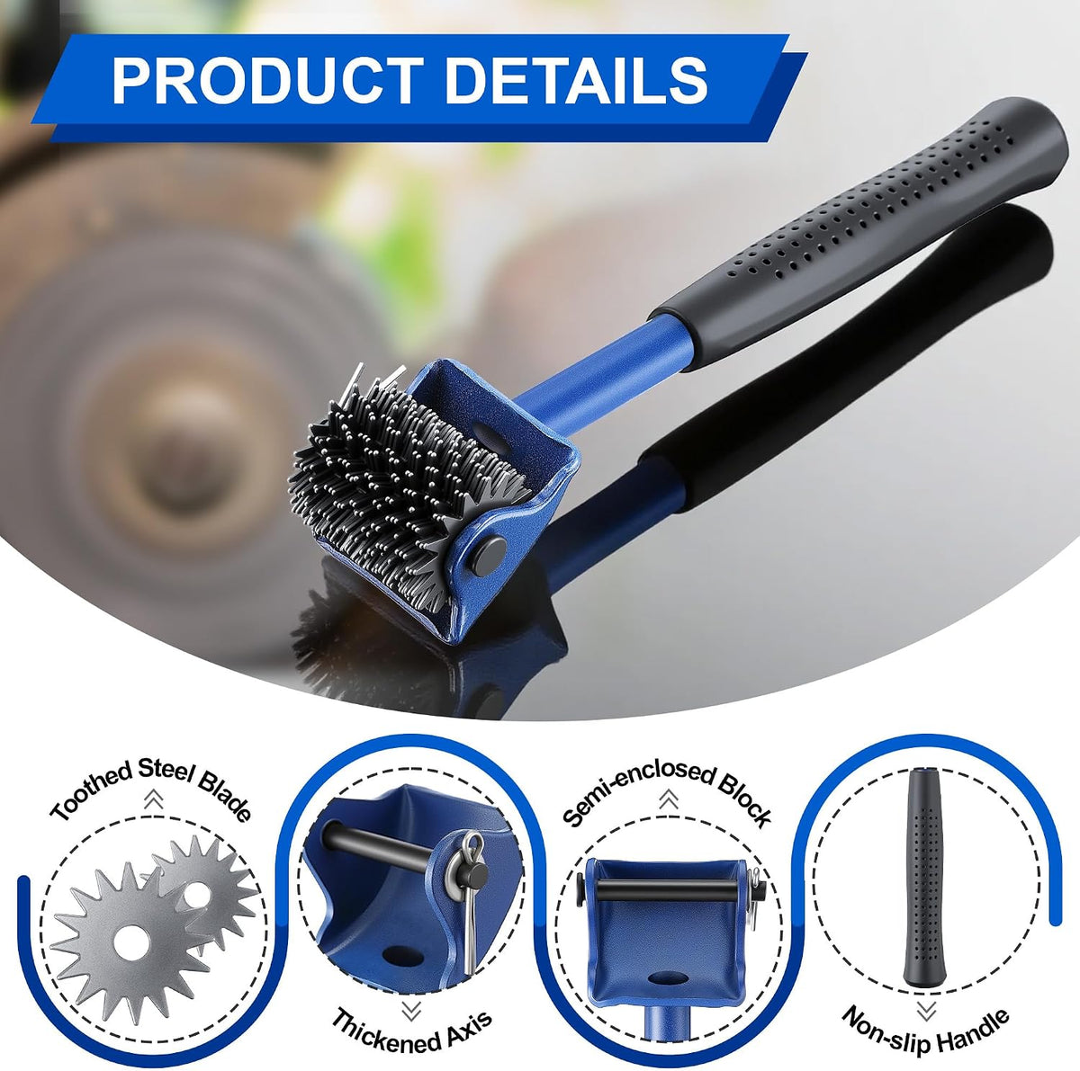 Star Grinding Wheel Dresser, Bench Grinder Restorer Tool, Blue