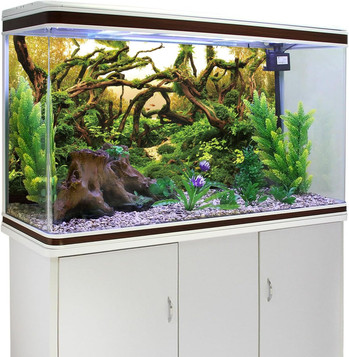 48x24 in Branches Aquarium Backdrop Aquatic Plant Fish Tank Background
