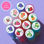 24pc Roll On Lip Gloss Set with Carrying Case, Glossy Lip- Fun