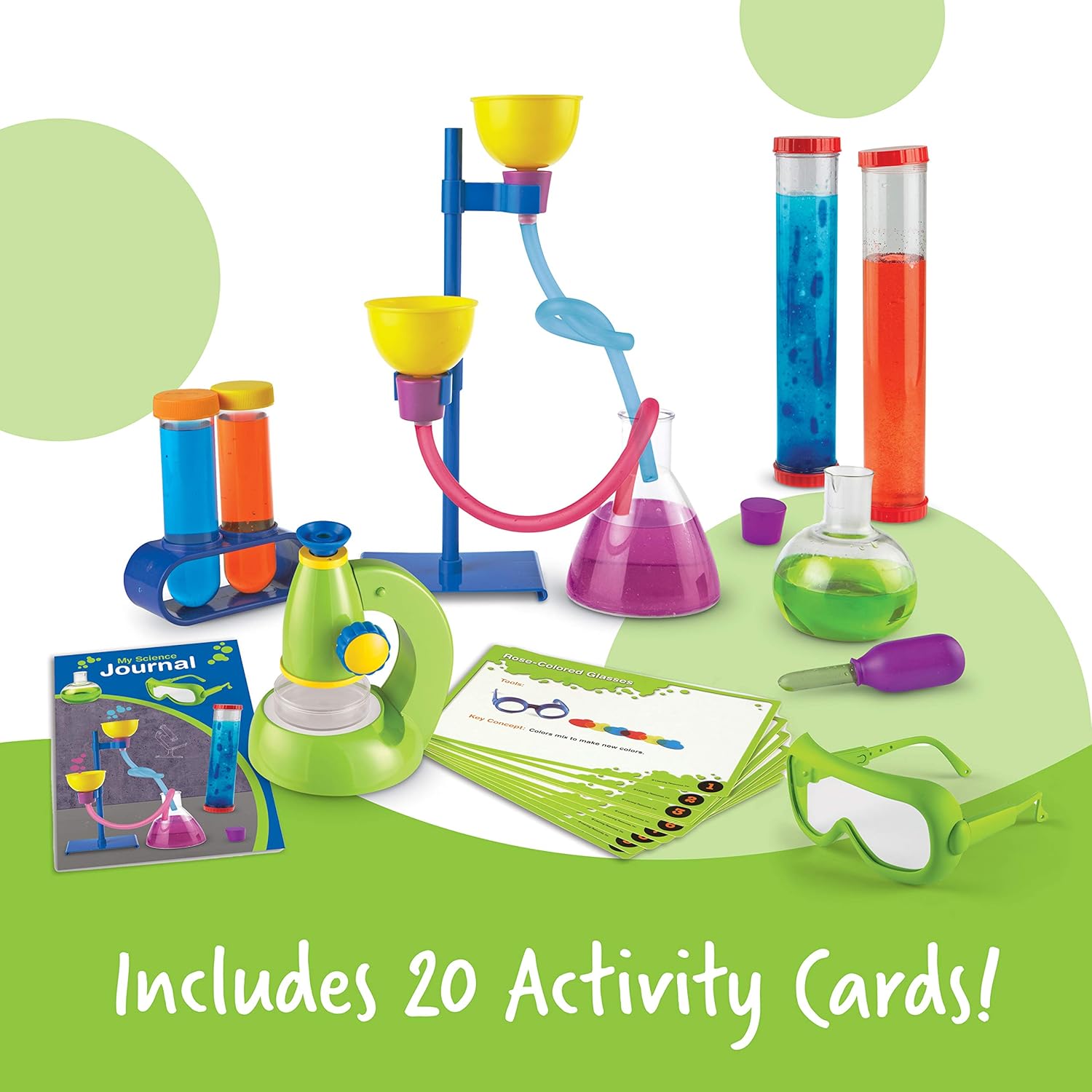Primary Science Deluxe Lab Set - 45 Pieces, Ages 3+, Preschool Science Kit Toys, STEM Toys, Experiments for Kids