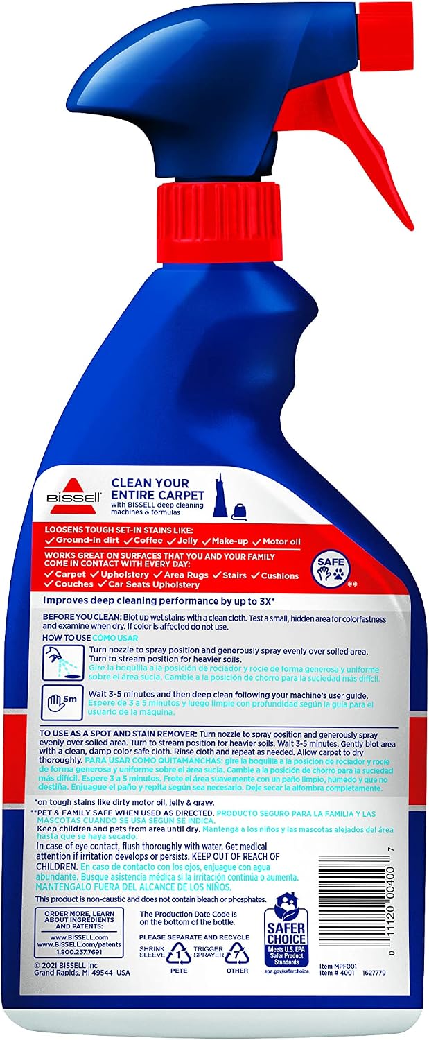 Tough Oxy Stain Pretreat Formula,22 Fl Oz,(Pack of 4)
