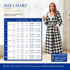 Women's Plush Hooded Robe Bathrobe-Fast Warmth for Home