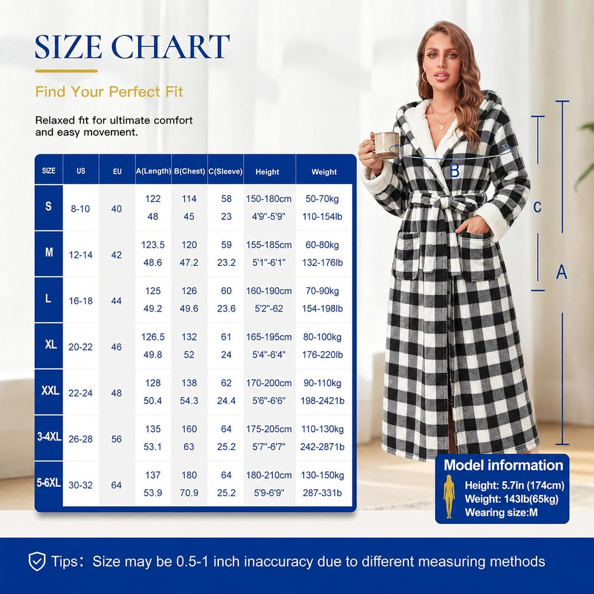 Women's Plush Hooded Robe Bathrobe-Fast Warmth for Home