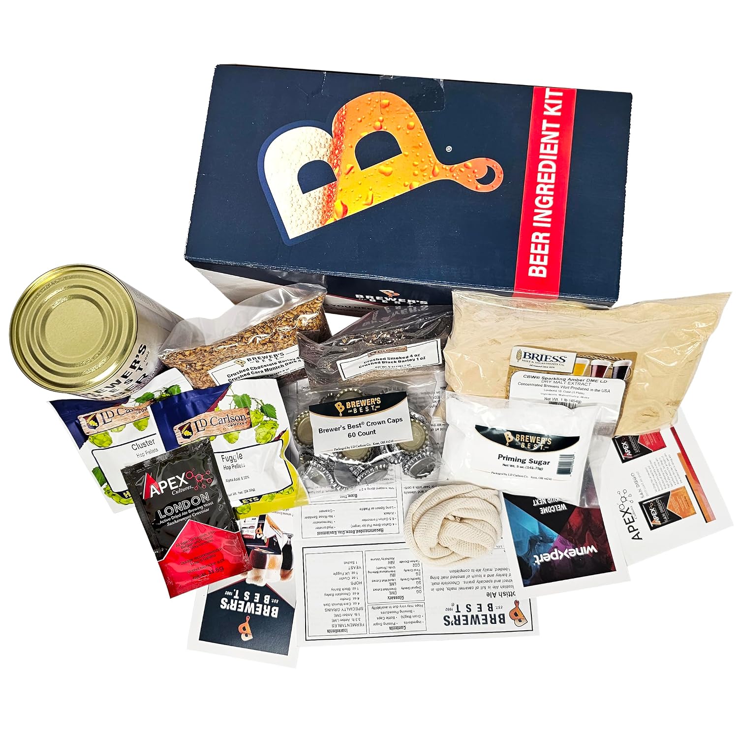Home Brew Beer Ingredient Kit (5 Gallon), (Scottish Ale)
