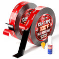 2 Rolls Car Double Sided Tape High Temperature Resistant Heavy Duty, 19.7 Ft X 0.6 ", Strong Adhesion and