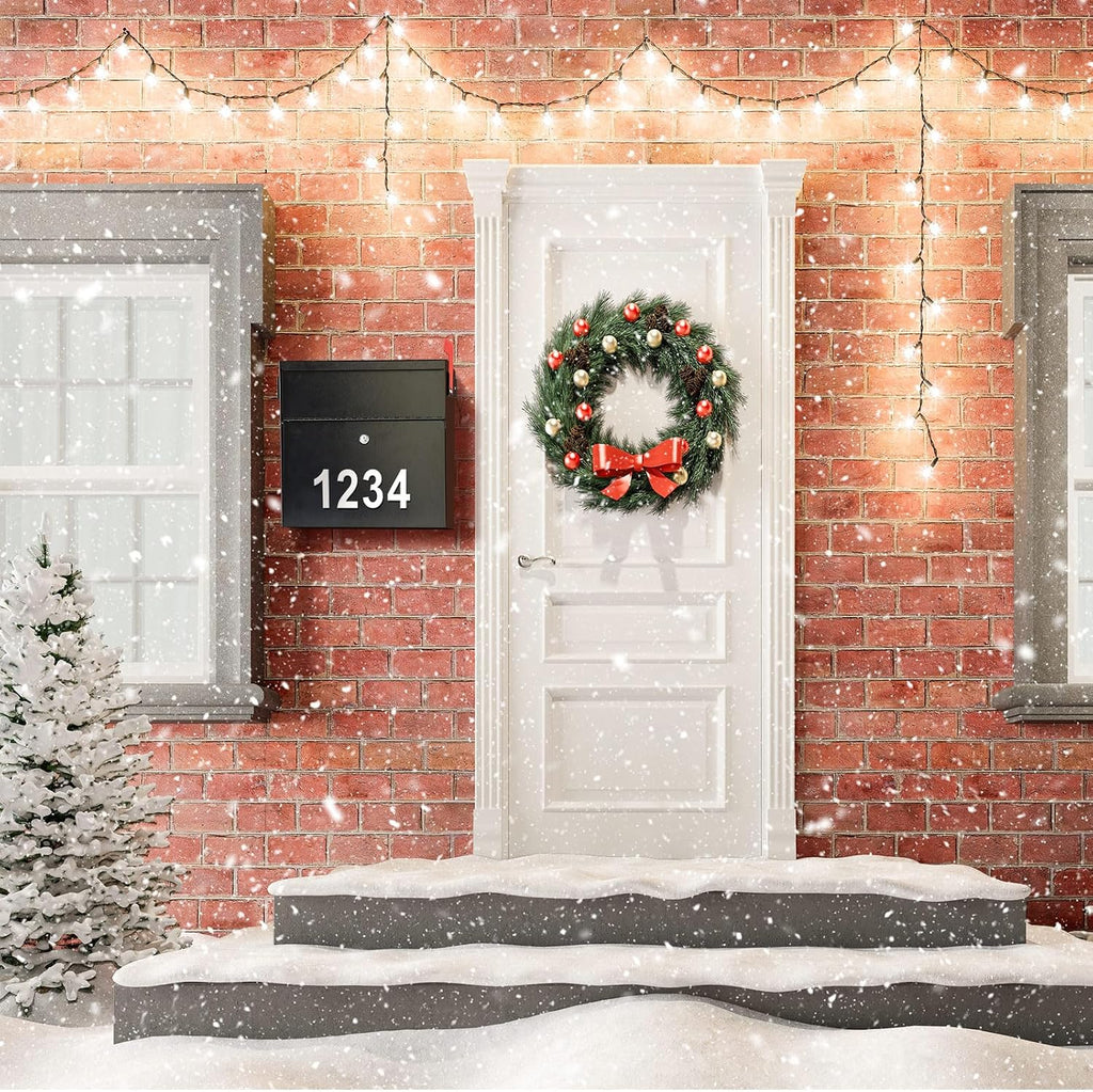 Extra Large Wall Mount Mailboxes for Outside 15.35 x 15 x 7 Inches Locking Security Mail Box Galvanized Steel Wall