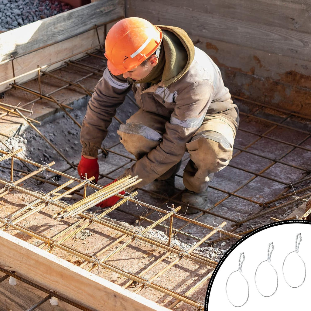 10 Rolls Rebar Tie Wire Tool 1/32" 0.8 mm 360 ft Rebar Gun Tie Wire Coil for Automatic Twister Machine, 3600 ft Totally