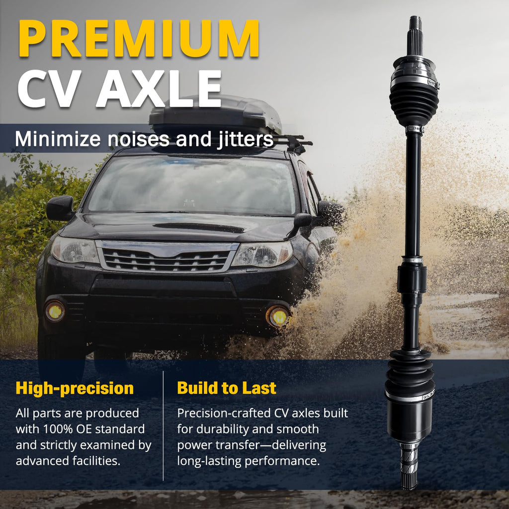AUTOCLUB Front Left or Right CV Axle Compatible with 2010-14 Subaru Outback
