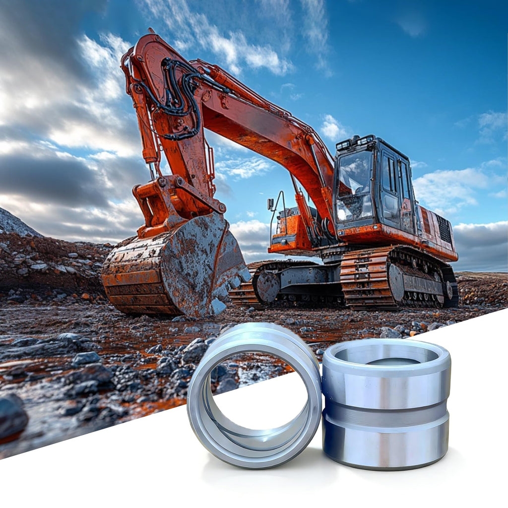 2 Pcs 35MM Excavator Bucket Bushing (ID x OD x L) - Pivot Pin Bushings Kit for John Deere/Caterpillar/Bobcat/Hitachi/Kubota Most Compact Excavators (35 * 45 * 45mm)